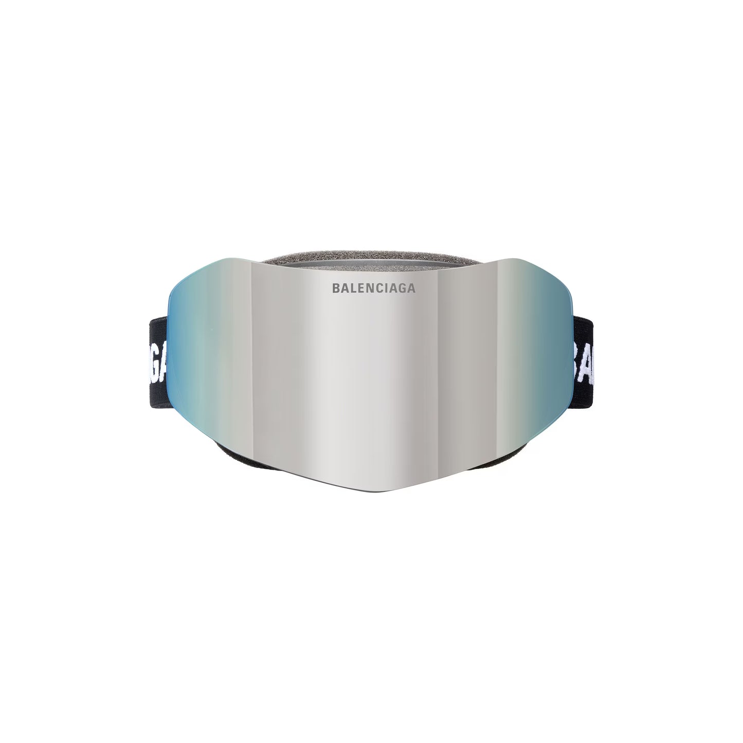 Ski Mask Goggles in Mirror Silver